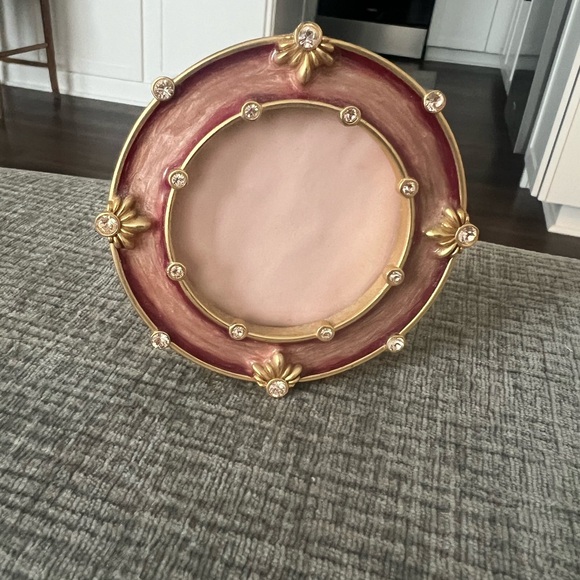 Set of 2 Jay Strongwater Pink and Red Picture Frames - Picture 2 of 5